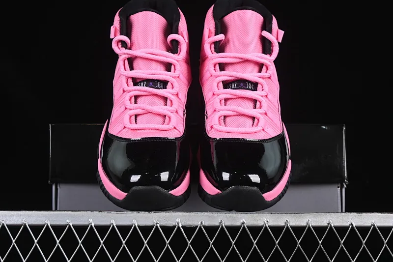 All categories Air Jordan Jordan series basketball shoes Air Jordan 11 Air Jordan 11 Retro AJ11 Joe 11 black powder high-top basketball shoes CT8012-500